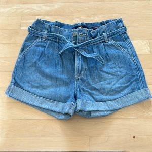 Hollister High-Rise Mom Denim Shorts